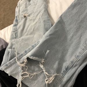 Light washed denim jeans